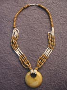 Collier en Os