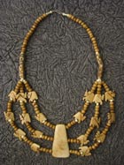 Collier en Os