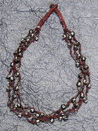 Collier en Os