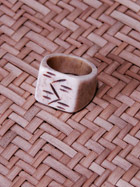 Bague en os