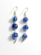 Boucles d'oreille verre