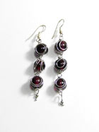 Boucles d'oreille verre
