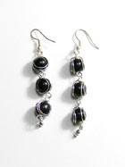 Boucles d'oreille verre