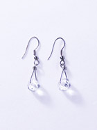 Boucles d'oreille verre