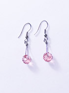 Boucles d'oreille verre