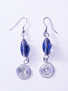 Boucles d'oreille verre