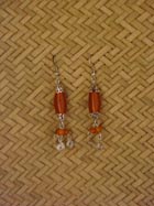 Boucles d'oreille verre