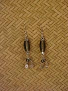 Boucles d'oreille verre