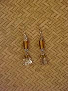 Boucles d'oreille verre