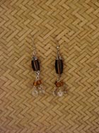 Boucles d'oreille verre