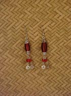 Boucles d'oreille verre