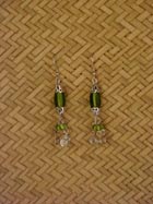 Boucles d'oreille verre