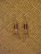 Boucles d'oreille verre