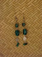 Boucles d'oreille verre