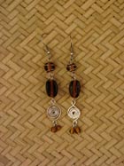 Boucles d'oreille verre