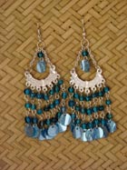 Boucles d'oreille verre