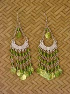 Boucles d'oreille verre