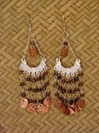 Boucles d'oreille verre