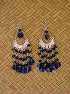 Boucles d'oreille verre