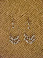 Boucles d'oreille verre