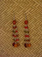 Boucles d'oreille verre