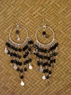Boucles d'oreille verre