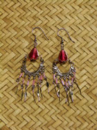 Boucles d'oreille verre