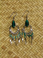 Boucles d'oreille verre