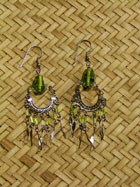 Boucles d'oreille verre