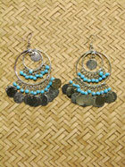 Boucles d'oreille verre