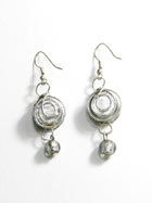 Boucles d'oreille verre