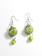 Boucles d'oreille verre