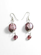 Boucles d'oreille verre