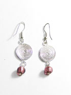 Boucles d'oreille verre