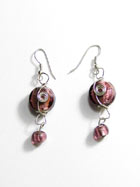 Boucles d'oreille verre