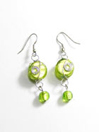 Boucles d'oreille verre