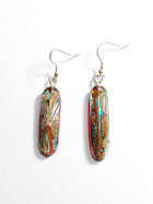 Boucles d'oreille verre