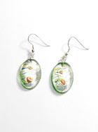 Boucles d'oreille verre