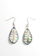 Boucles d'oreille verre