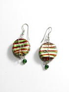 Boucles d'oreille verre