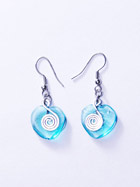 Boucles d'oreille verre
