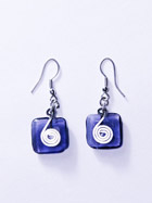 Boucles d'oreille verre