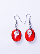 Boucles d'oreille verre
