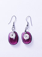 Boucles d'oreille verre