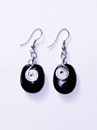 Boucles d'oreille verre