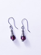 Boucles d'oreille verre