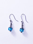 Boucles d'oreille verre