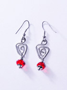 Boucles d'oreille verre
