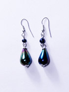 Boucles d'oreille verre