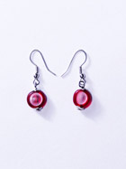 Boucles d'oreille verre